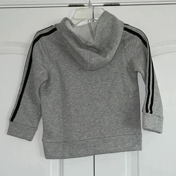 Adidas Boys Bold 3-Stripes Pullover Hoodie​​ - Picture 2 of 13